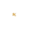 Letter Slider Charm - Solid Gold - K