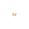 Letter Slider Charm - Solid Gold - M