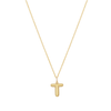 Bubble Letter Necklace - Gold - T