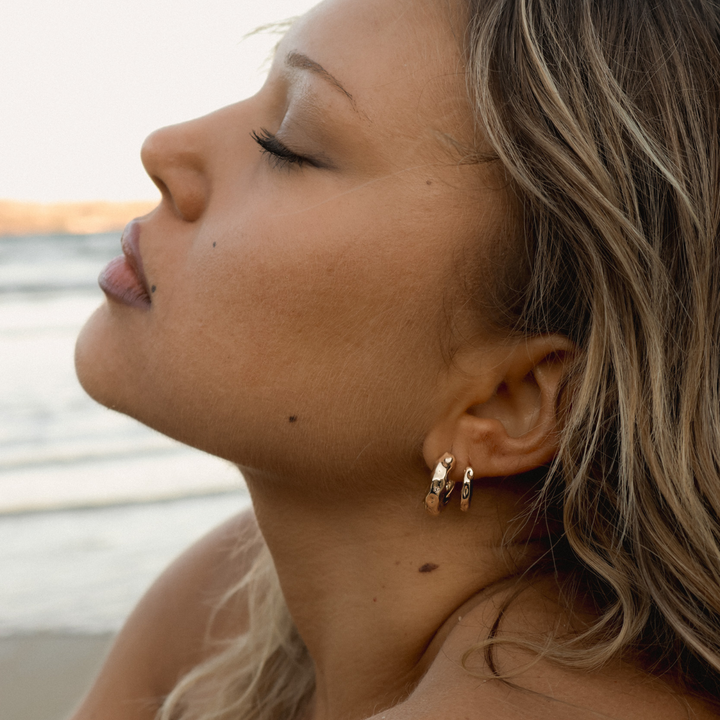 Alina Hoop Earrings - Gold