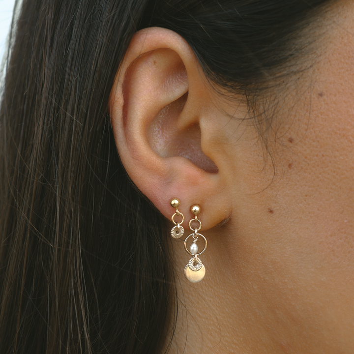 Caia Earrings - Gold