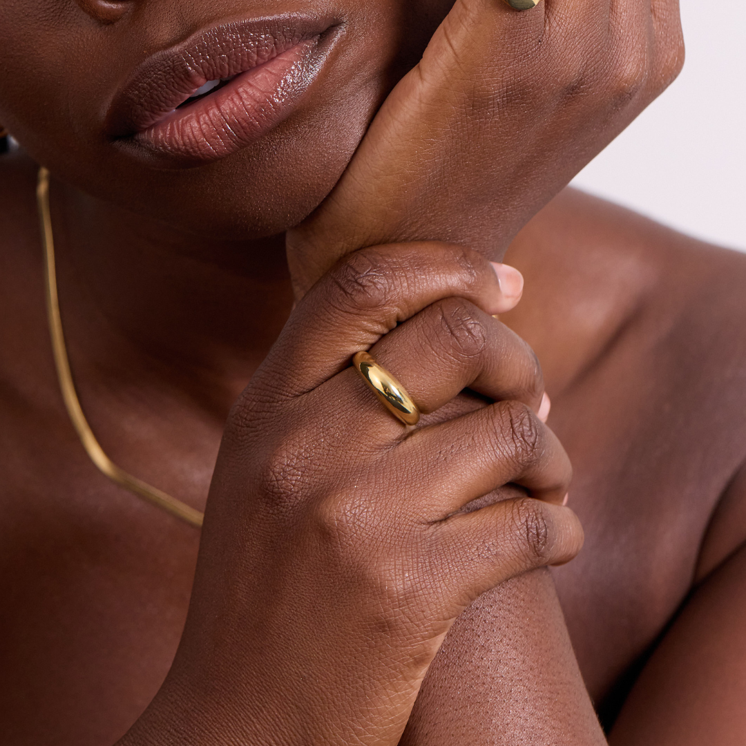 Fine Dome Ring - Gold