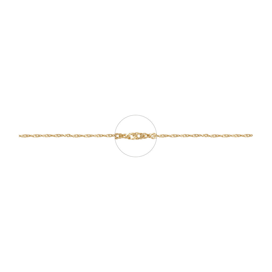 Fine Rope Chain Bracelet - Solid Gold