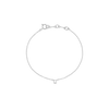 Initial Bracelet - Silver - Q