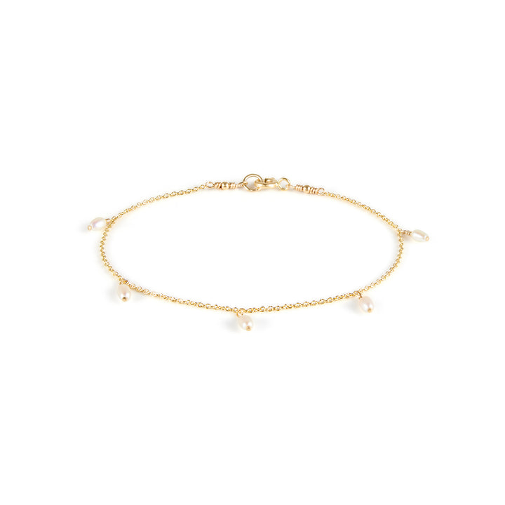 Prim Freshwater Pearl Bracelet - Gold