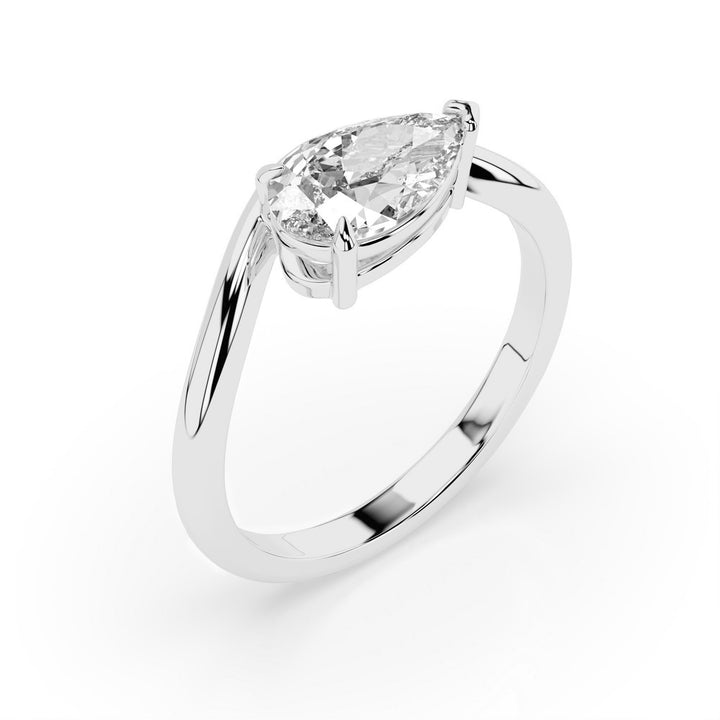 Mira Ring - 18k White Gold