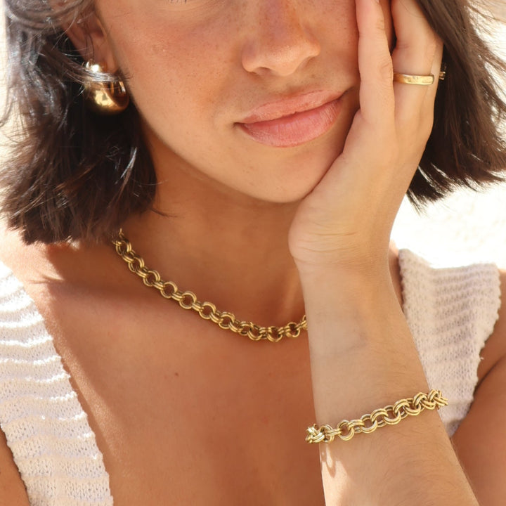 Solis Necklace - Gold