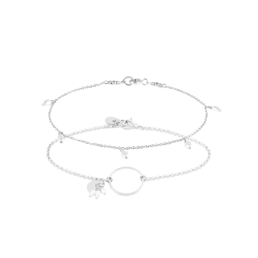 Pipa Duo Bracelet Bundle - Silver
