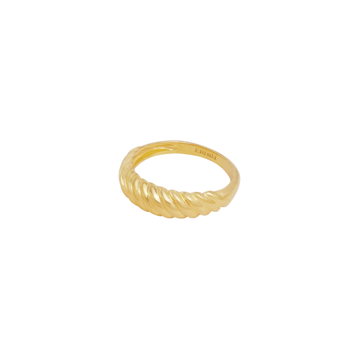 Fine Croissant Ring - Gold