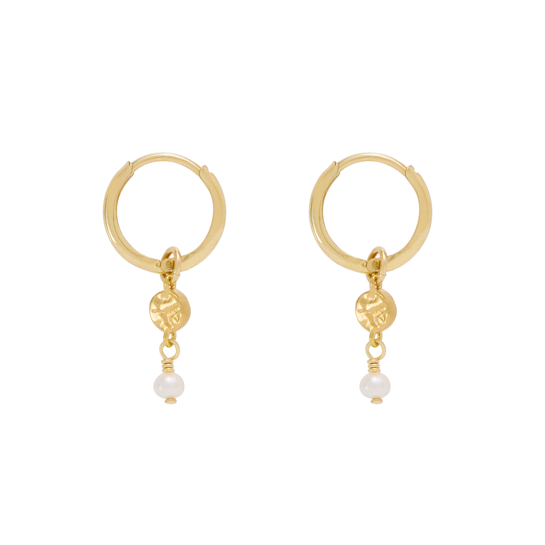 Ysella Mini Hoop Earrings - Gold