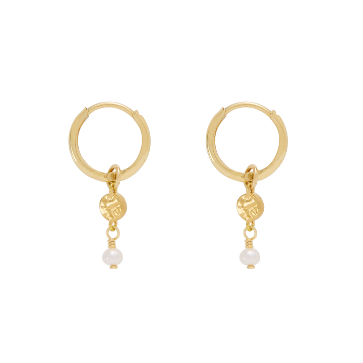 Ysella Mini Hoop Earrings - Gold