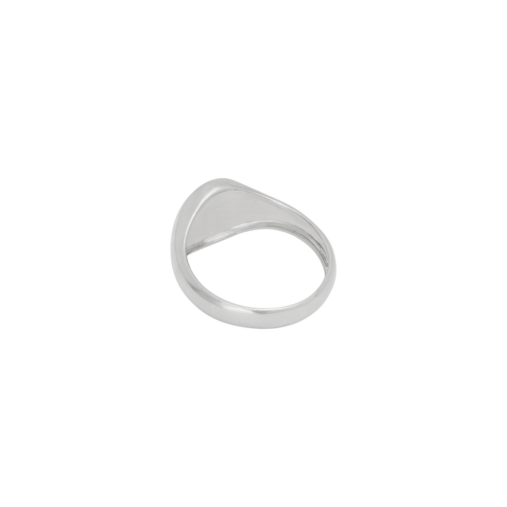 Oval Signet Ring - Silver