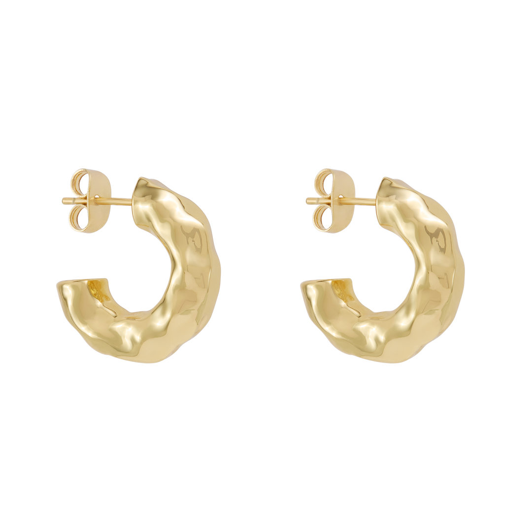 Bronte Hoop Earrings - Gold