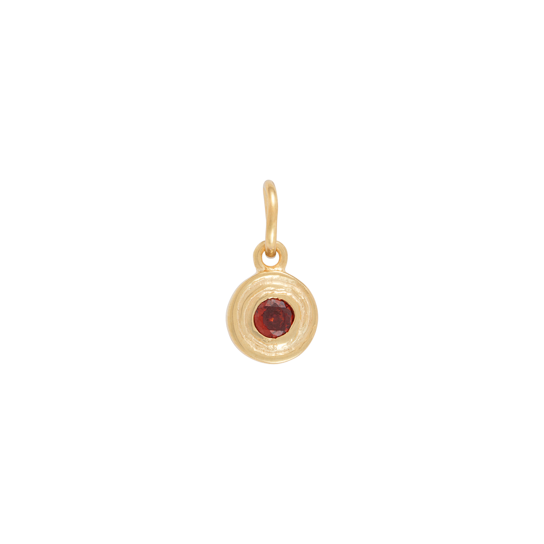 Birthstone Charm - Gold