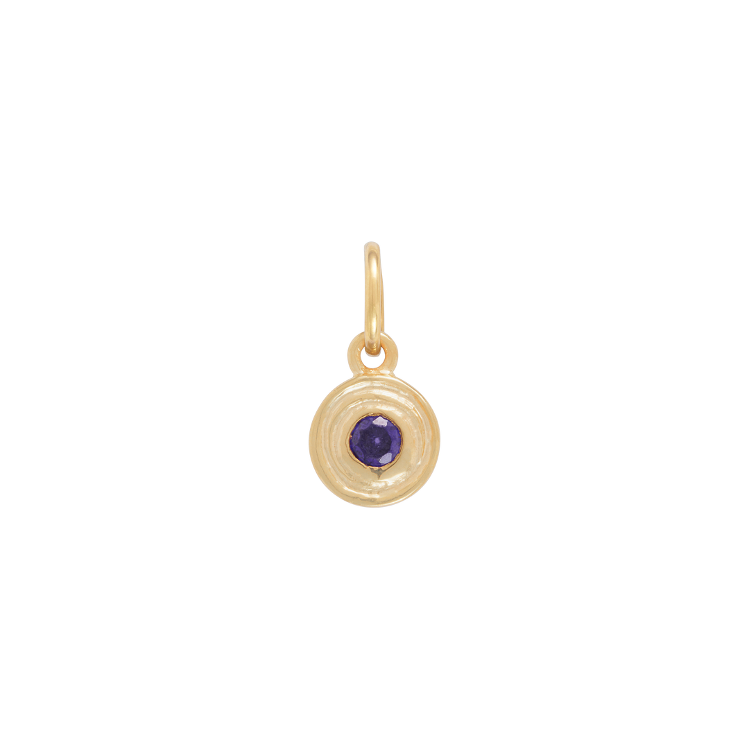 Birthstone Charm - Gold