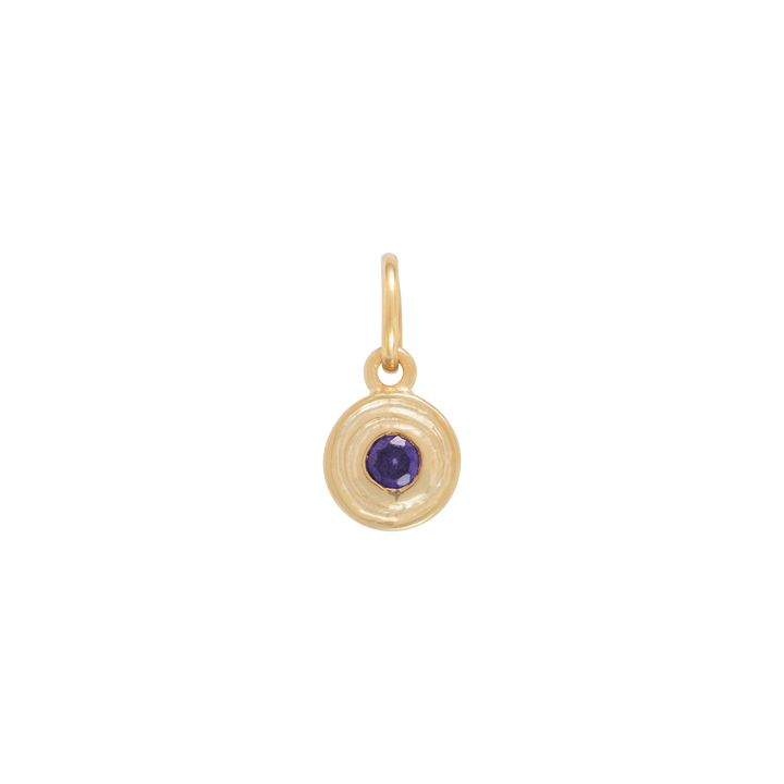 Birthstone Charm - Gold