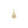 Birthstone Charm - Gold - April - Colourless