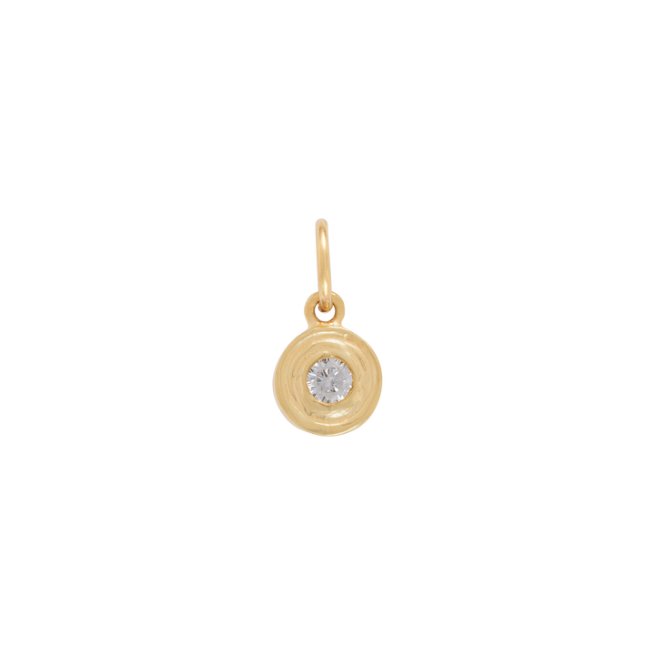Birthstone Charm - Gold
