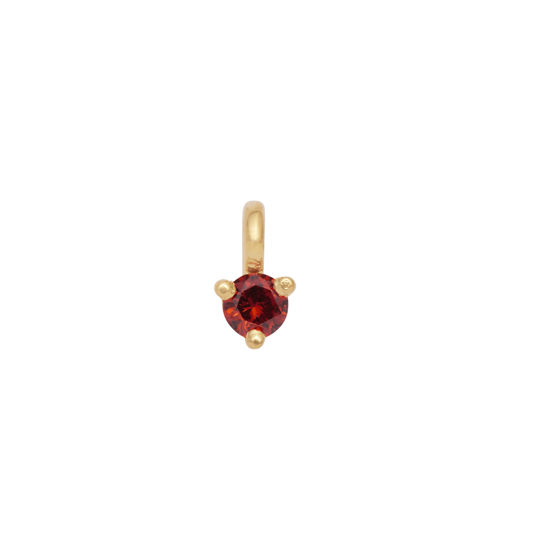 Birthstone Hanging Charm - Gold