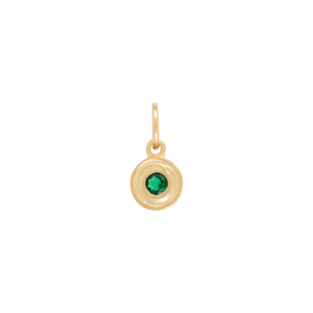 Birthstone Charm - Gold