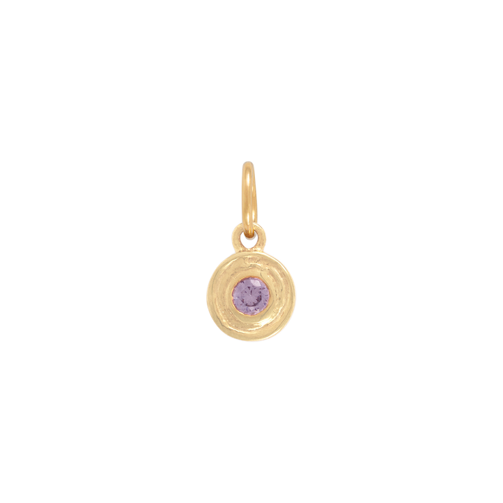 Birthstone Charm - Gold