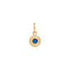 Birthstone Charm - Gold - September - Blue