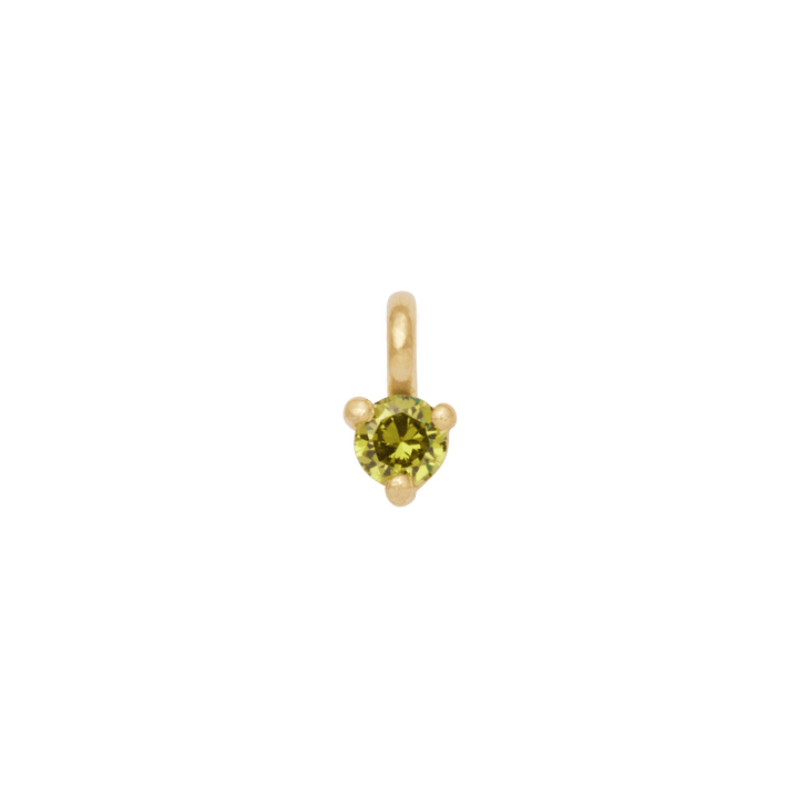 Birthstone Hanging Charm - Gold