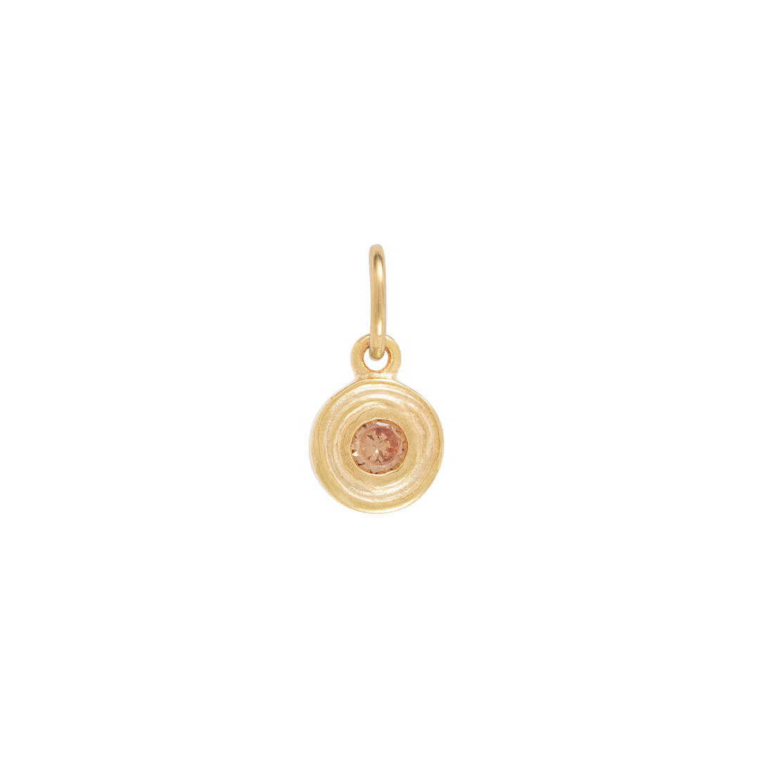 Birthstone Charm - Gold