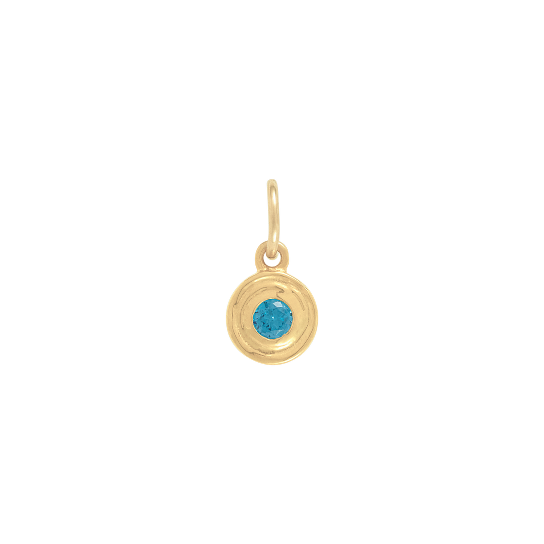 Birthstone Charm - Gold