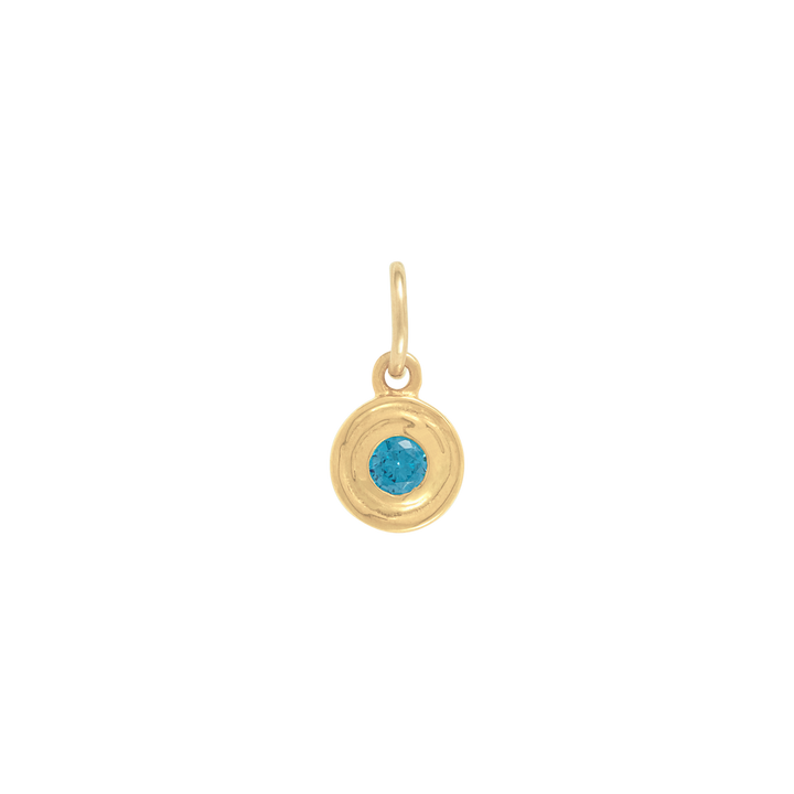 Birthstone Charm - Gold