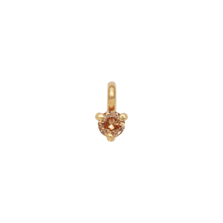 Birthstone Hanging Charm - Gold