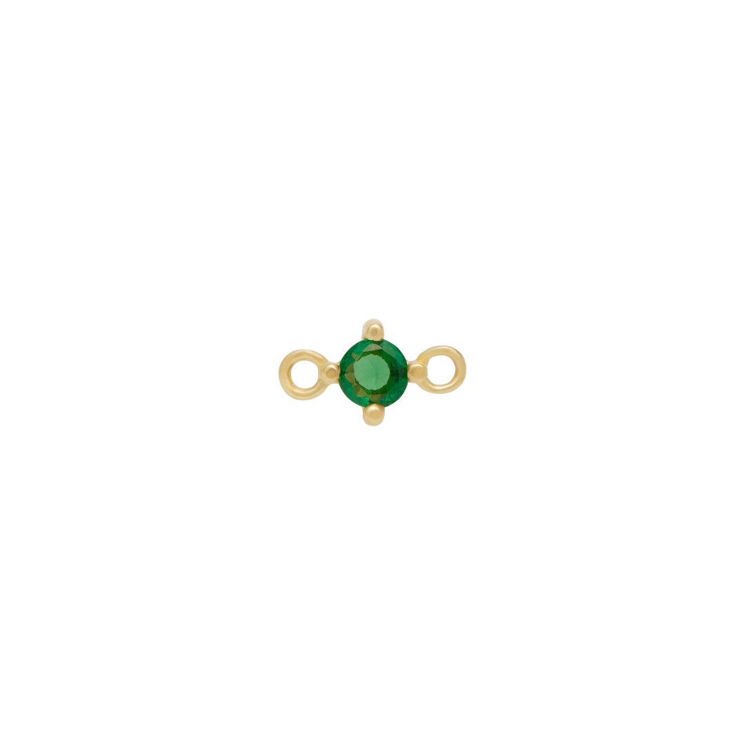 Fixed Birthstone Charm - Gold