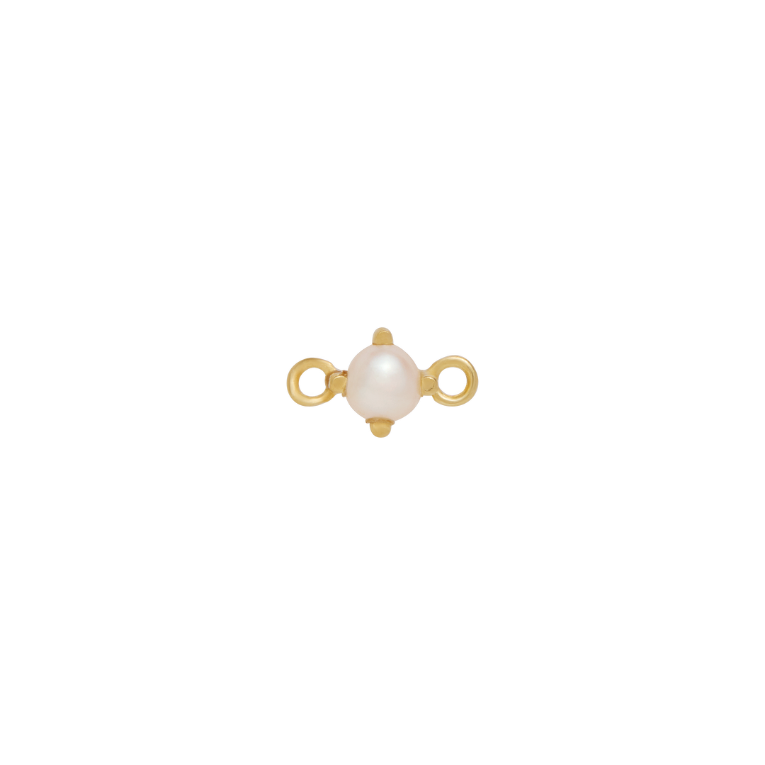 Fixed Birthstone Charm - Gold