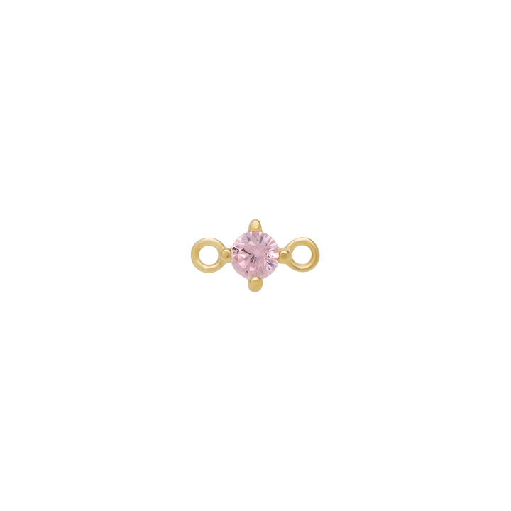 Fixed Birthstone Charm - Gold