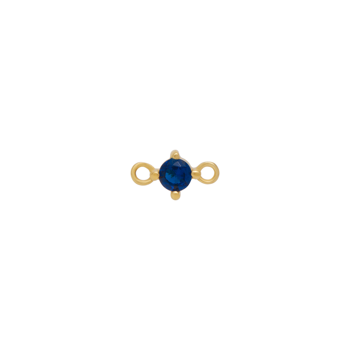 Fixed Birthstone Charm - Gold