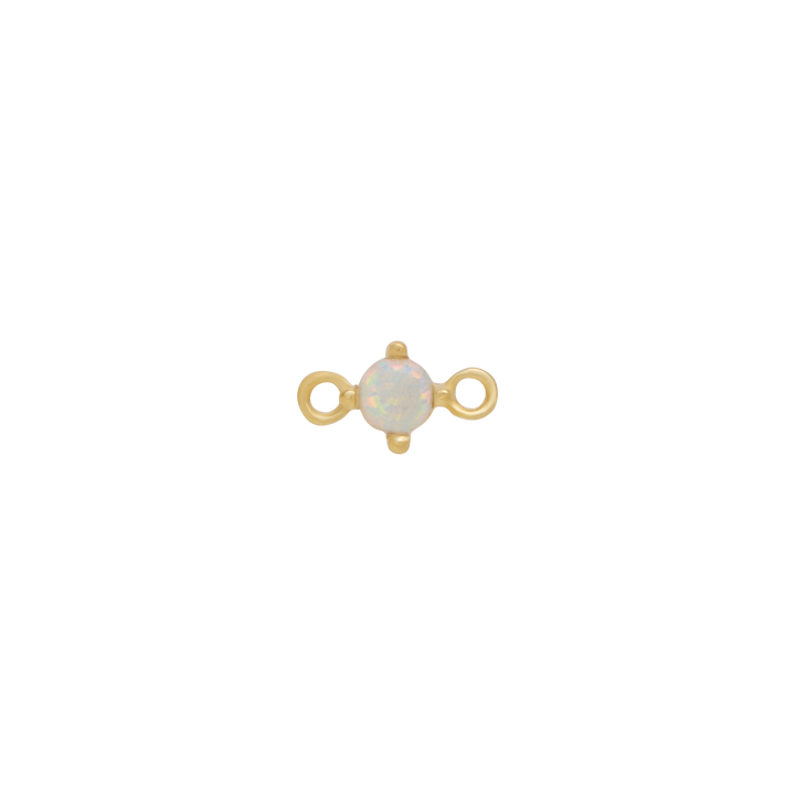 Fixed Birthstone Charm - Gold