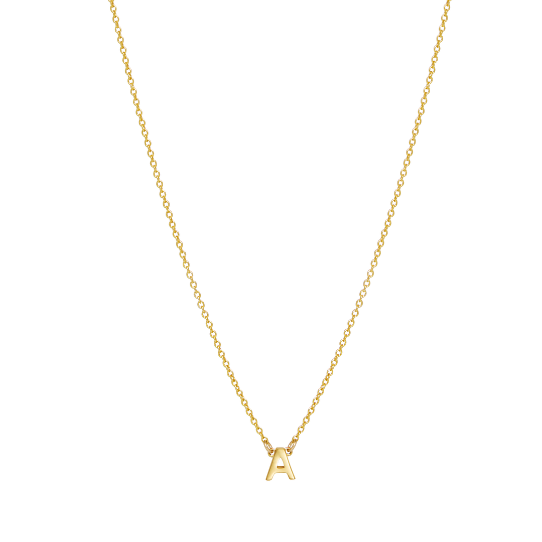 Initial Necklace - Gold
