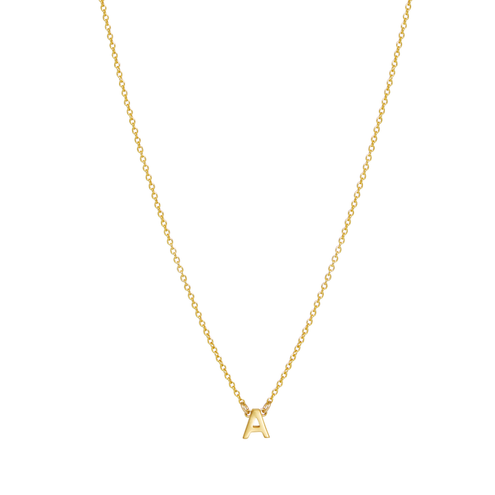Initial Necklace - Gold
