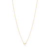 Initial Necklace - Gold - C