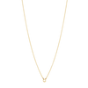 Initial Necklace - Gold - G