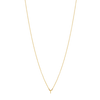 Initial Necklace - Gold - I