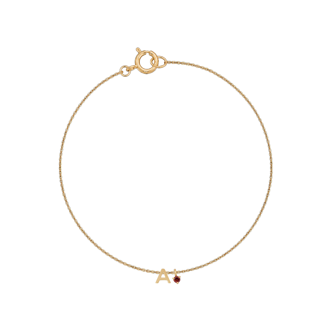 Fine Rope Chain Slider Bracelet - Solid Gold