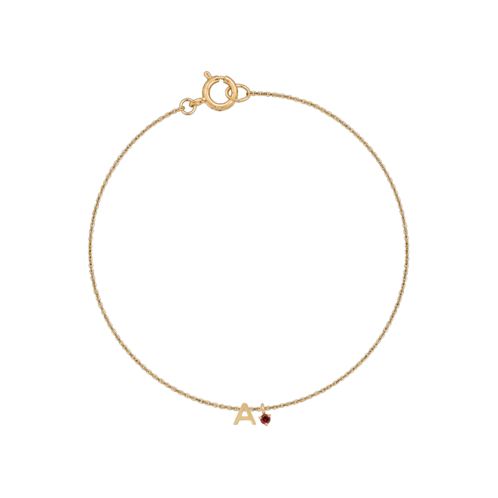 Fine Rope Chain Slider Bracelet - Solid Gold