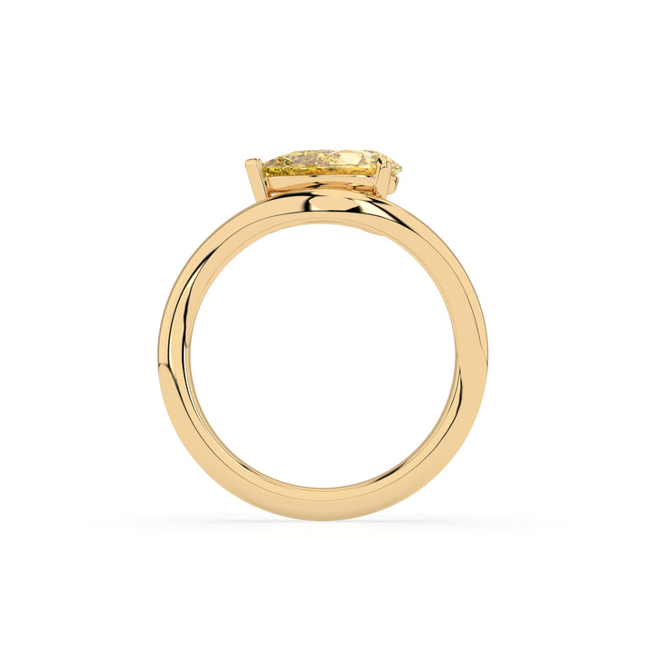 Alegra Yellow Diamond Ring - 9k Yellow Gold