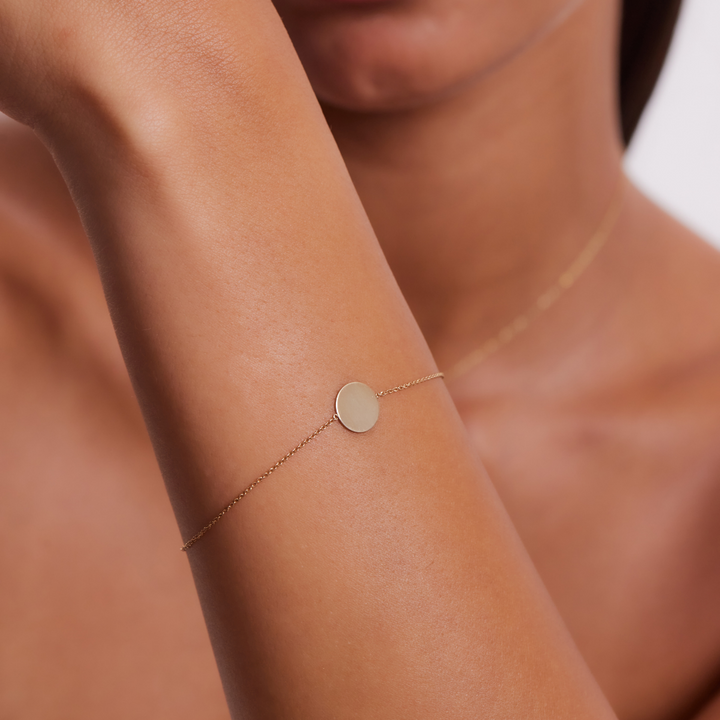 Engravable Bracelet - Solid Gold