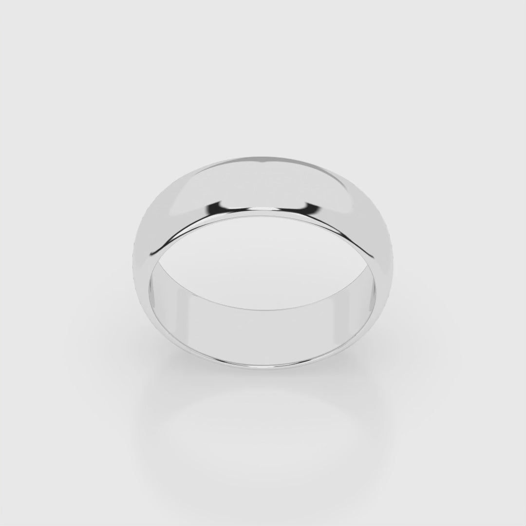 Roman Ring - White Gold