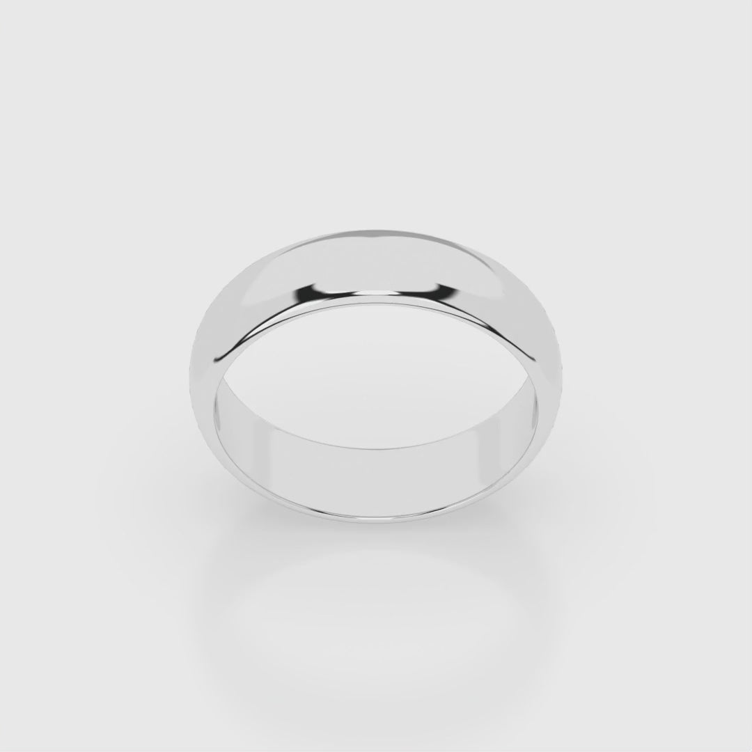 Roman Ring - White Gold