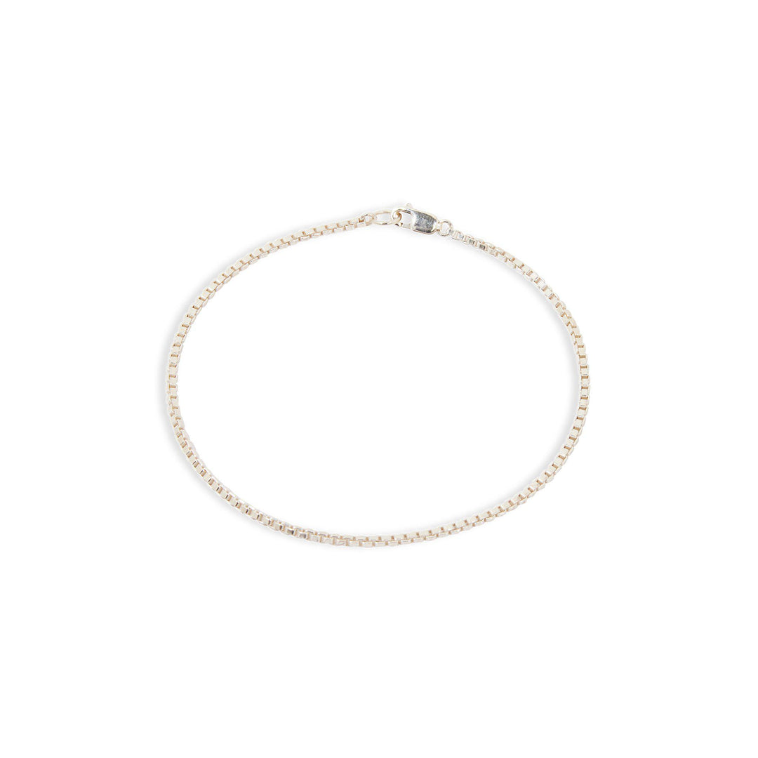 Box Chain Bracelet - Sterling Silver