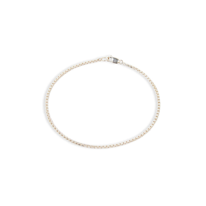 Box Chain Bracelet - Sterling Silver