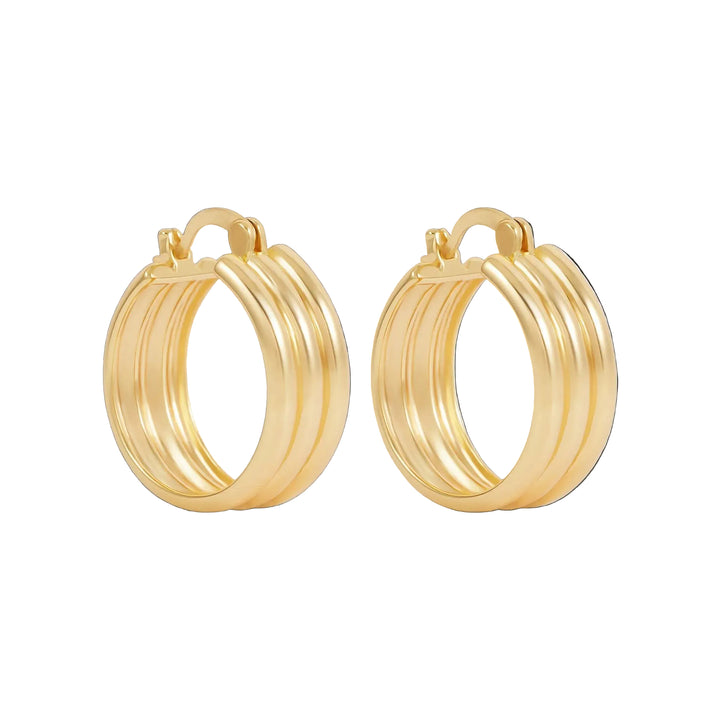 Tessa Hoop Earrings - Gold